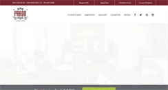 Desktop Screenshot of pradostudentliving.com